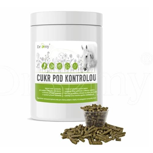 Doplněk pro koně Dromy Cukr pod kontrolou, 1,5 kg Doplněk pro koně Dromy Cukr pod kontrolou, 1,5 kg