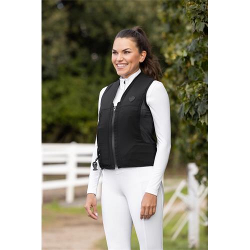 Bezpečnostní airbagová vesta Covalliero Spark Manege, černá - vel. 2XL Vesta airbagová Covalliero Manege, černá, vel. 2XL