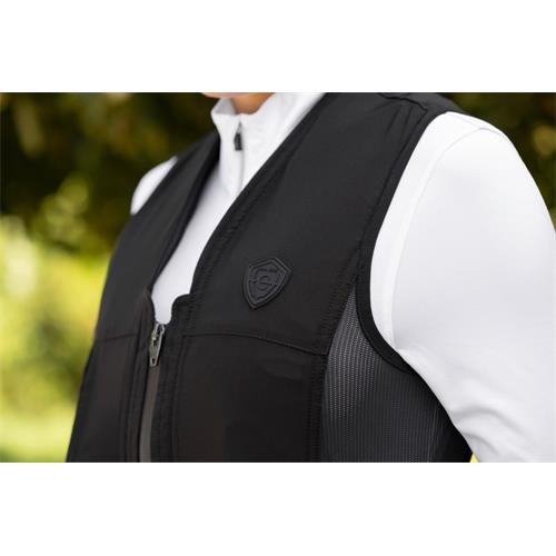 Bezpečnostní airbagová vesta Covalliero Spark Manege, černá - vel. 3XL Vesta airbagová Covalliero Manege, černá, vel. 3XL