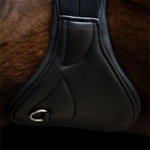 Drezurní podbřišník IRH, kožený, černý - vel. 70 cm Drezurní podbřišník IRH, kožený, černý, 70 cm