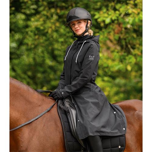 Dámský nepromokavý kabát ELT Performance, černý - vel. L Kabát nepromokavý ELT Performance, černý, vel. L