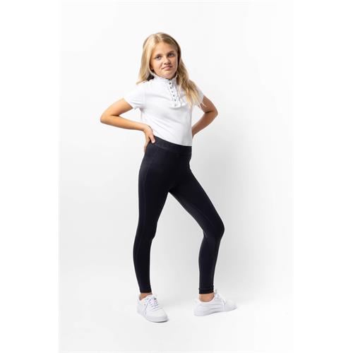 Dětské jezdecké leginy Horze Madison, tmavě modré - vel. 122/128 Leginy dětské Horze Madison, modré, vel. 122/128