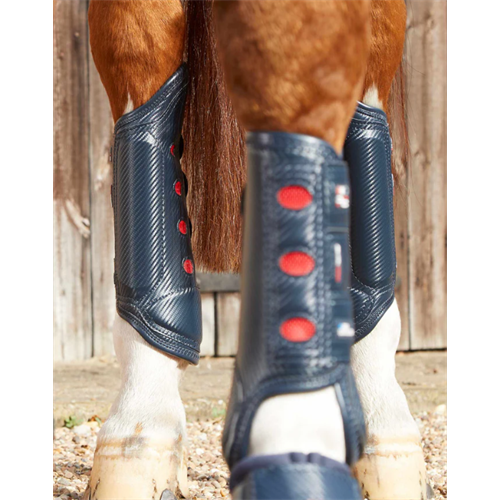 Krosové chrániče Premier Equine Carbon Tech, modré - zadní, vel. S Chrániče Carbon Tech, modré, zadní, vel. S