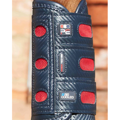 Krosové chrániče Premier Equine Carbon Tech, modré - zadní, vel. S Chrániče Carbon Tech, modré, zadní, vel. S