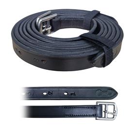 Dětské třmenové řemeny Riding World, černé