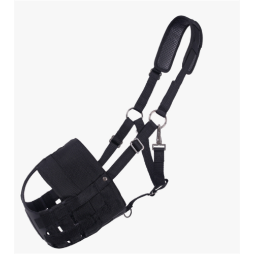 Ohlávka QHP včetně náhubku, černá - vel. Pony