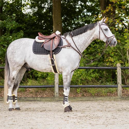 Kožený poprsník QHP Ontario, hnědý - vel. Pony Poprsník QHO Ontario, hnědý, vel. Pony