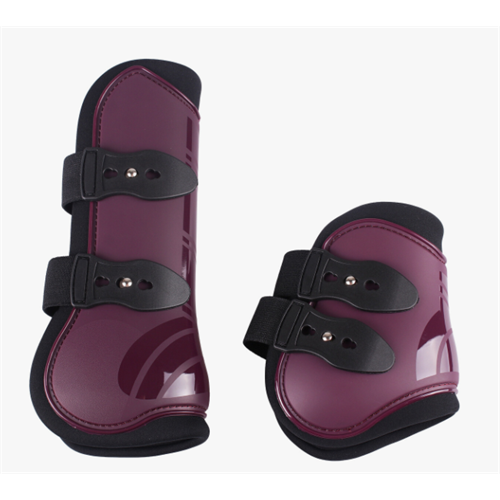 Sada chráničů na koně QHP, vínová - vel. Cob