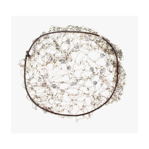 Síťka do vlasů QHP Invisible - hnědá