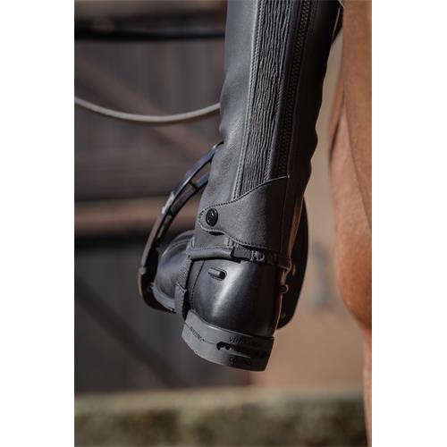 Kožené minichapsy Equi-Theme Elite, černé - krátké, vel. L Minichaps kož. Equith. Elite, černé krátké, vel.L