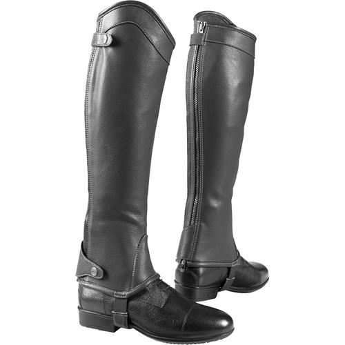 Kožené minichapsy Equi-Theme Elite, černé - krátké, vel. L Minichaps kož. Equith. Elite, černé krátké, vel.L