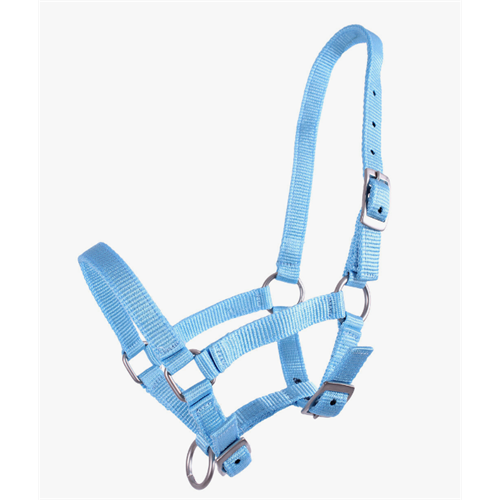 Ohlávka hříběcí QHP,  vel. 04 - různé barvy - světle modrá Ohlávka hříběcí QHP, světle modrá