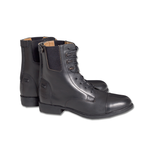 Kožená jezdecká perka ELT Belfort, černá - vel. 36