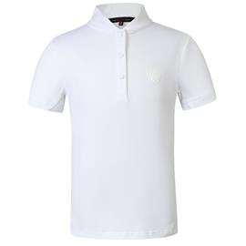 Dětské závodní triko Covalliero 2024, bílé