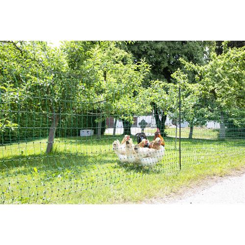 Síť pro drůbež PoultryNet, zelená, vodivá, výška 106 cm, délka 25 m, dvojitá špička Síť pro drůbež PoultryNet, zelená, vodivá, výška 106 cm, délka 25 m, dvojitá špička