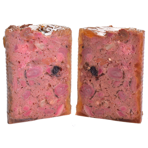 Carnilove Wild konzerva pro psy Meat Duck & Pheasant, 400g Konzerva pro psy Carnilove kachna a bažant, 400 g - obsah konzervy.