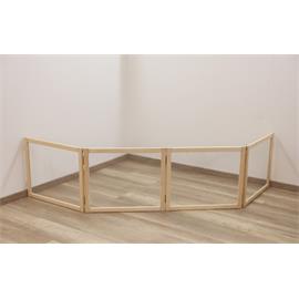 Stěna k výběhu pro malá zvířata 4ks 58 × 48 cm