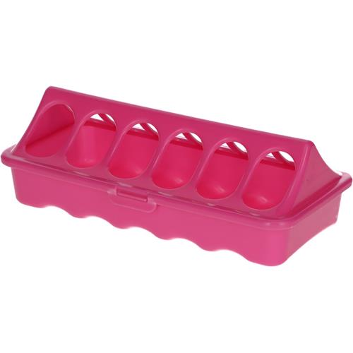 Krmítko pro kuřata růžové 20 × 9 × 7 cm Krmítko pro kuřata růžové 20 × 9 × 7 cm