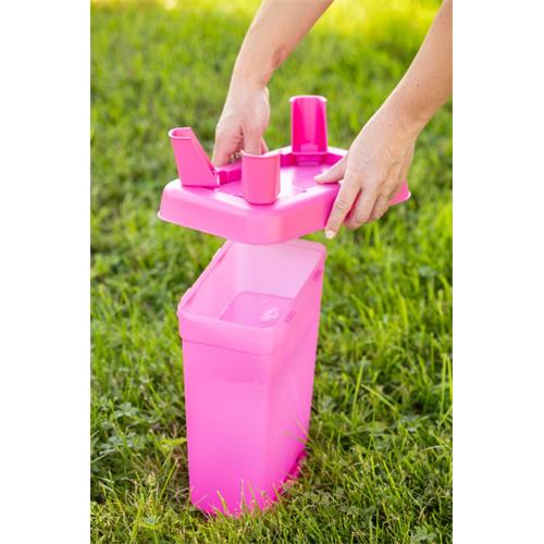 Napáječka pro drůbež s nožičkami růžová 3,5 l Napáječka pro drůbež s nožičkami růžová 3,5 l