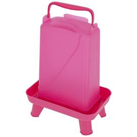 Napáječka pro drůbež s nožičkami růžová 5,5 l