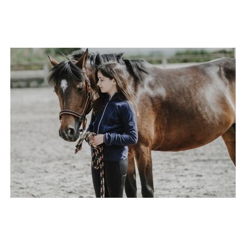 Dětská fleesová mikina Equitheme Lena, modrá - 14 let Mikina dětská EKKIA Lena, modrá, 14 let