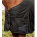 Nepromokavá deka s fleecem Waldhausen Nordic, černá - 135/185 cm Deka neprom. Wald Nordic, fleece, černá, 135 cm