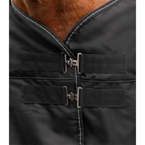 Nepromokavá deka s fleecem Waldhausen Nordic, černá - 145/195 cm Deka neprom. Wald Nordic, fleece, černá, 145 cm
