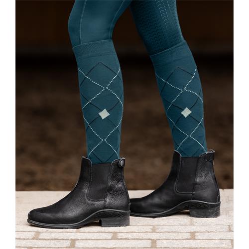 Jezdecké podkolenky ELT AW 2025/26 Argyle - petrolejové, vel. L Podkolenky ELT Argyle AW25/26, petrolejové, vel. L