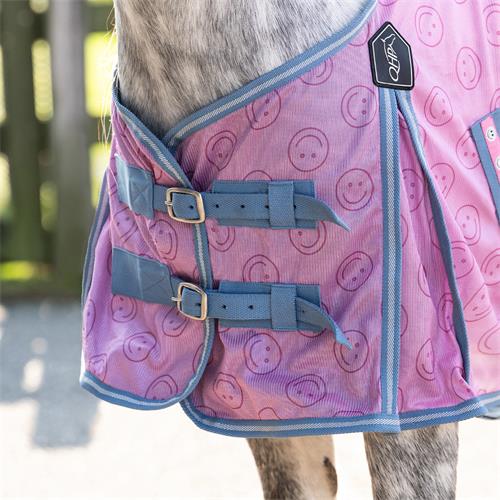 Síťovaná deka proti hmyzu QHP Rosalynn, SS 26 Cheery pink, růžová - vel. 115 cm