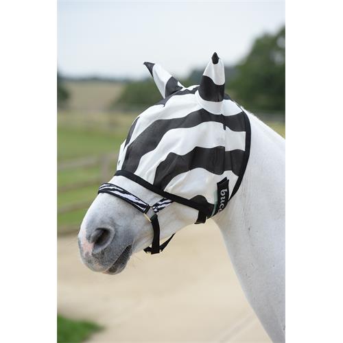 Maska proti hmyzu Bucas Buzz-Off, SS 26, zebra - vel. 115/XS Maska Buzz-Off Bucas Zebra SS 26, modrá, vel. 115/XS