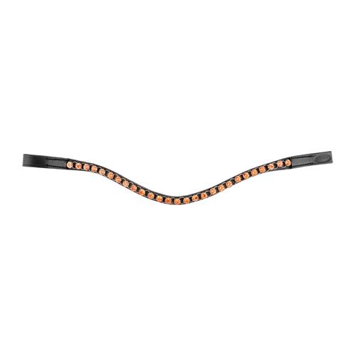 Kožená uzdečka Star Rose Gold, černá - vel. Pony Uzdečka kožená Star Rose Gold černá, vel. Pony