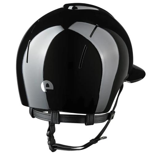 Bezpečnostní jezdecká přilba KEP Italia Smart Nova Polish Polo, černá - M, vel. 51 Přilba bezpeč. KEP Smart Nova Polish Polo, černá, vel. M, 51