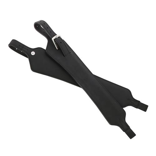 Kožené třmenové řemeny Norton Comfort, černé - vel. S Třmenové řemeny Norton Comfort, černé, vel. S