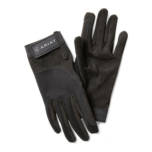 Jezdecké rukavice Ariat TEK Grip, černé - vel. 6,5 Rukavice jezdecké Ariat TEK Grip, černé, vel. 6,5