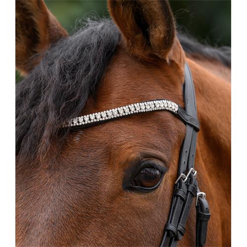 Čelenka pro koně Waldhausen Star Glitter, stříbrná - vel. Full Čelenka pro koně Waldhausen Star Glitter, stříbrná, vel. Full