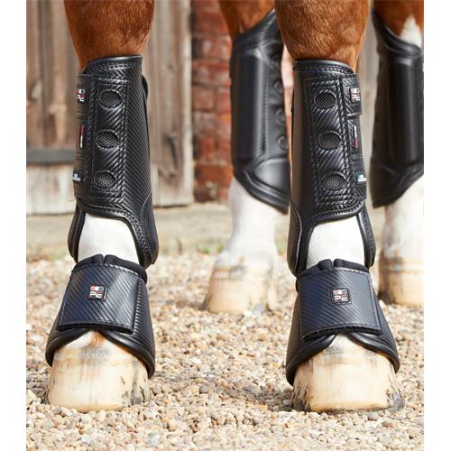 Přední krosové chrániče Premier Equine Carbon Air-Tech, černé - vel. M Přední krosové chrániče Premier Equine Carbon Air-Tech