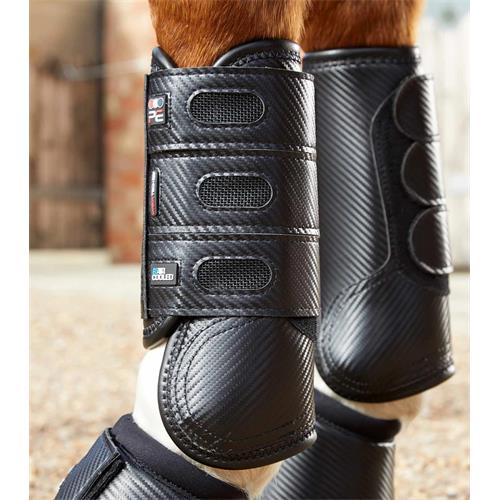 Přední krosové chrániče Premier Equine Carbon Air-Tech, černé - vel. M Přední krosové chrániče Premier Equine Carbon Air-Tech