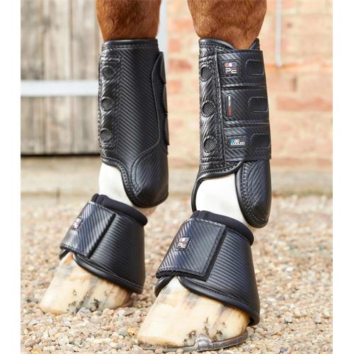 Přední krosové chrániče Premier Equine Carbon Air-Tech, černé - vel. M Přední krosové chrániče Premier Equine Carbon Air-Tech
