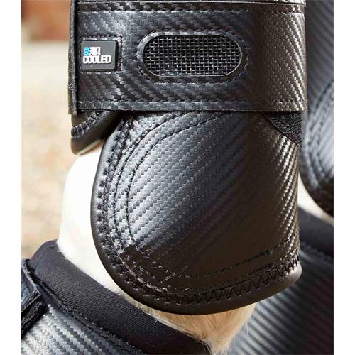 Přední krosové chrániče Premier Equine Carbon Air-Tech, černé - vel. M Přední krosové chrániče Premier Equine Carbon Air-Tech