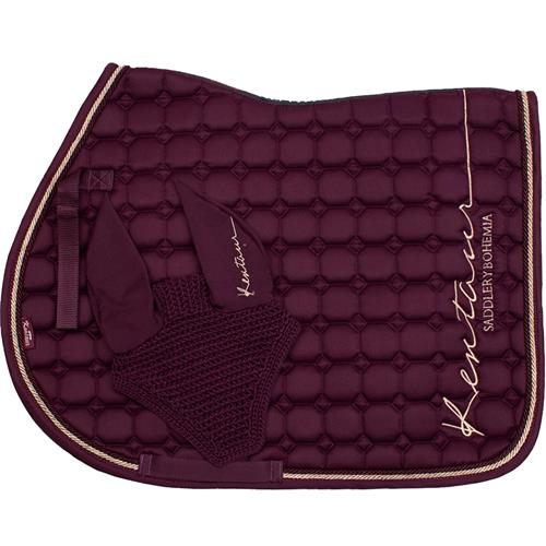 Set podsedlová dečka + čabraka Kentaur Rose Gold, VS - švestková Set dečka + čabraka Rose Gold Kentaur, švestková, VS