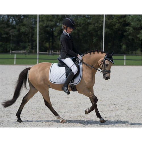 Dětské jezdecké sako QHP Quinn, černé - černé, vel. 152 Sako dětské QHP Quinn Junior, černé, 152