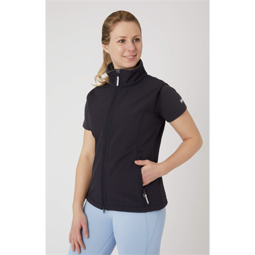 Dámská jezdecká vesta Horze Trisha, tmavě modrá - vel. 38 Vesta dámská Horze Trisha softshell, modrá, 38
