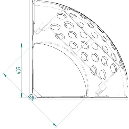 Jesle na seno rohové XL, OK plast, 300 l Jesle na seno rohové XL, OK plast, 300 l