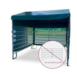 Mobilní přístřešek STANDARD 3 x 3 m (bez ohradních panelů)