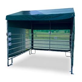 Mobilní přístřešek pro koně, skot nebo ovce 3 x 3 m.