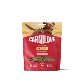 Pamlsek pro psy Carnilove Ostrich and Blackberries, 200 g