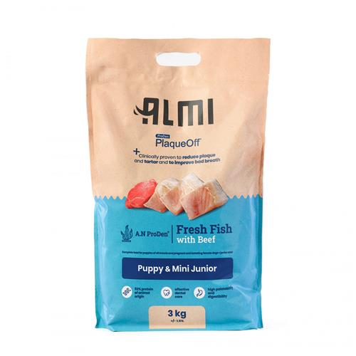 ALMI dog Puppy & Mini Junior, 3 kg Granule ALMI pes Puppy & Mini Junior, 3 kg