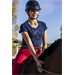 Dámské triko Equitheme Claire, tmavě modré - vel. S Triko dámské Equitheme Claire, modré, S