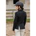 Dámské jezdecké sako Equitheme Stockholm S/S 2025, černé - vel. 38 Sako dámské Equithéme Stockholm SS 2025, černé, vel. 38
