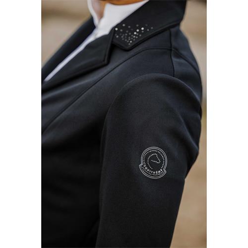 Dámské jezdecké sako Equitheme Stockholm S/S 2025, černé - vel. 38 Sako dámské Equithéme Stockholm SS 2025, černé, vel. 38